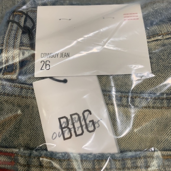 Urban Outfitters BDG High-Waisted Cowboy Jean Vintage Distressed size 26 NWT - Picture 9 of 10